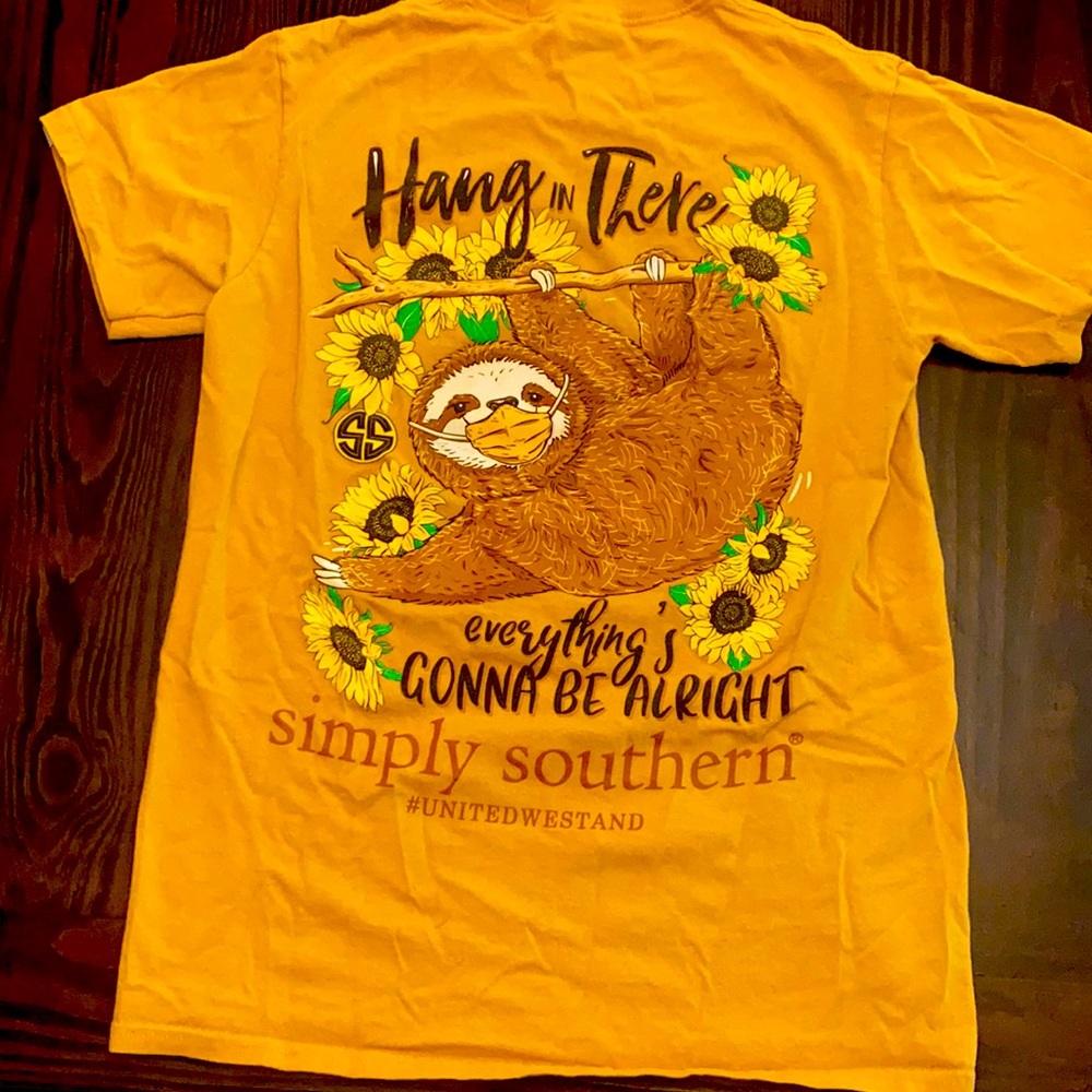 Simply southern adult small short sleeve t